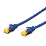 Digitus Zırhlı Patch Kablo Cat6A Mavi (1m)