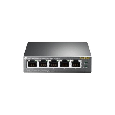 Tp-Link 5Port Gigabit 4xPoE 65W (TL-SG1005P)