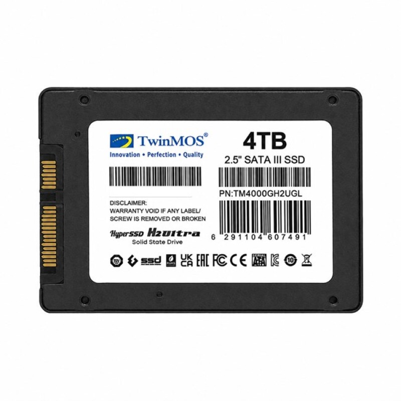 TwinMOS Hyper 4TB 2.5'' SATA3 SSD (580/550Mb/s)