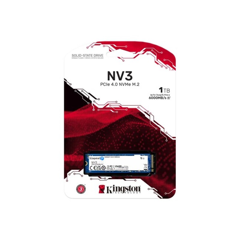 Kingston SNV3S 1TB M.2 NVMe SSD (6000-4000MBs)