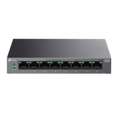 Tp-Link Gigabit 8Port PoE 62W(LS108GP)