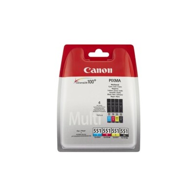 Canon Cli-551 BK/C/M/Y Dörtlü Paket