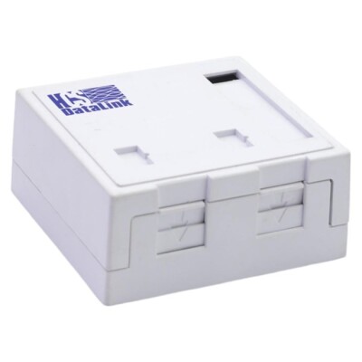 HCS 2 Port Sıva Üstü  Boş Priz Kutusu (WMM-00203)
