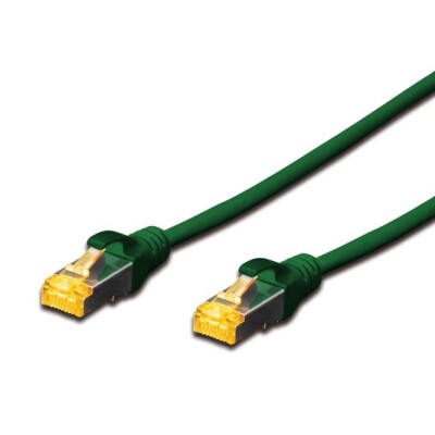 Digitus Zırhlı Patch Kablo Cat6A Yeşil (0,5m)