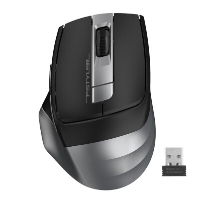 A4-Tech Kablosuz Mouse Nano Siyah-Gri (FG35-G)