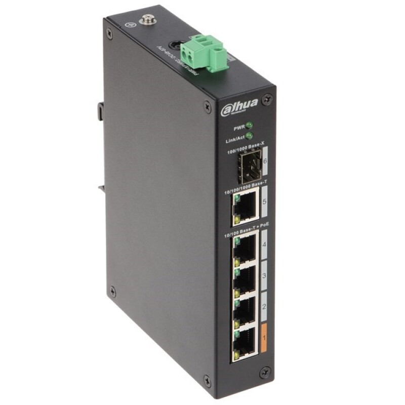 Dahua 4 Port 100Mbps PoE (PFS3106-4ET-60)