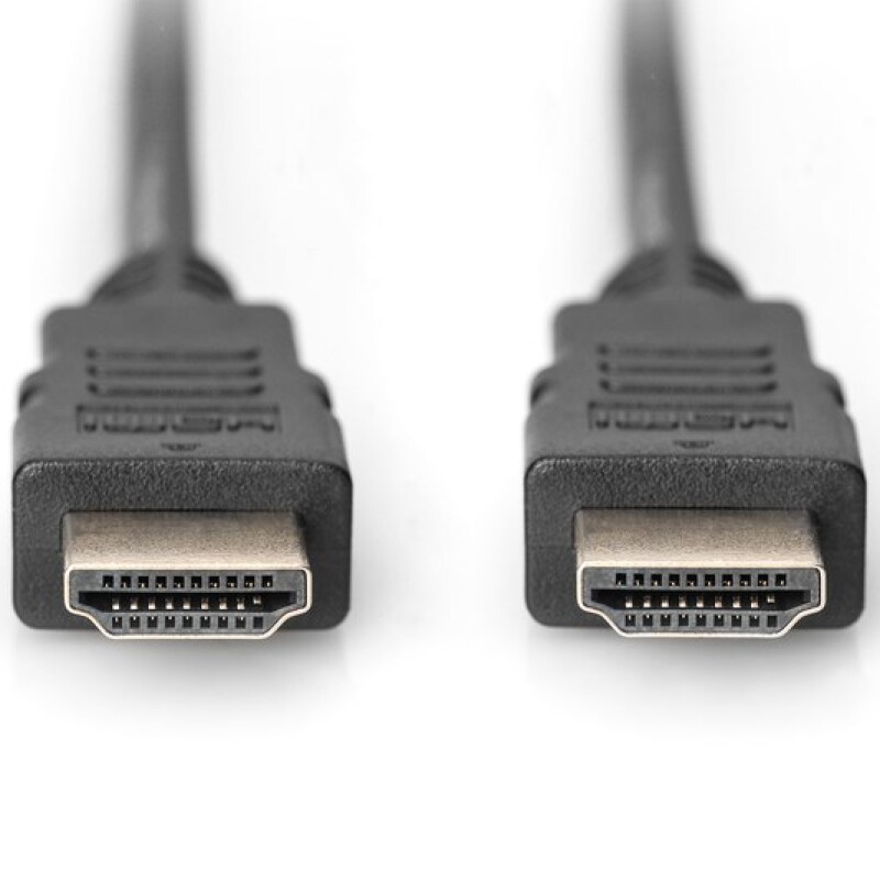 Digitus HDMI Kablo Altın Uçlu Siyah (3m) FHD