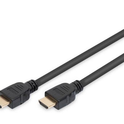 Digitus HDMI Kablo Altın Uçlu Siyah (2m) 8K
