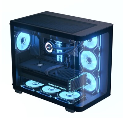 Aerocool P500C Mirror A-RGB ATX Siyah