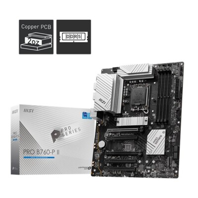 MSI Pro B760-P II D5 1700P Hdmi Dp Type-C