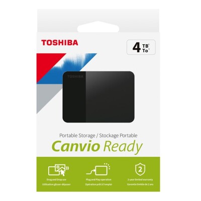 Toshiba 4TB Canvio Ready Usb 3.2 Gen1 HDTP340EK3CA
