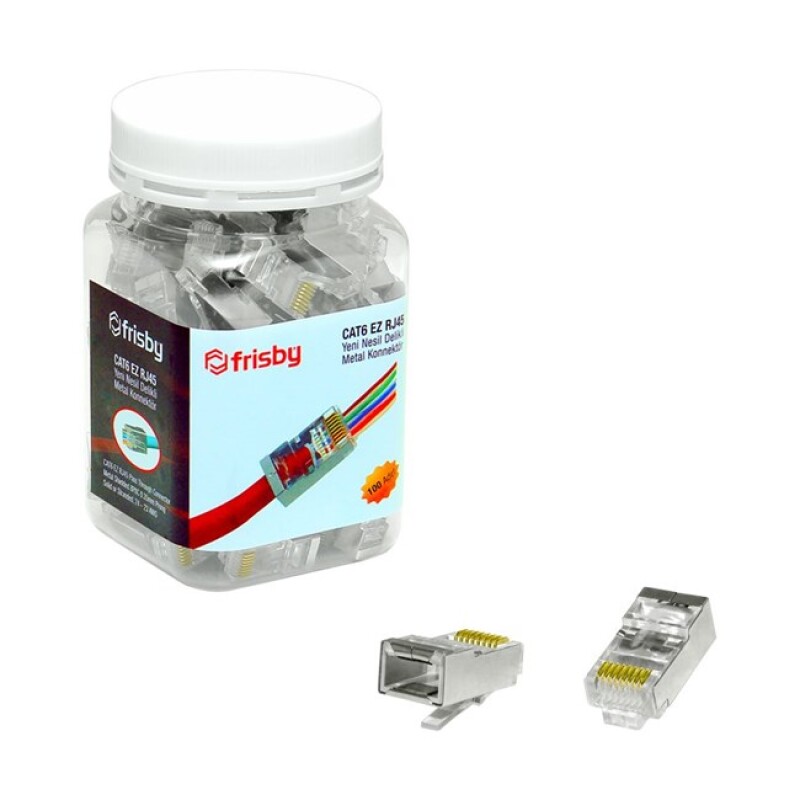 Frisby FNW-RJ4528N Cat6 Yeni Nesil 100lü Konnektör