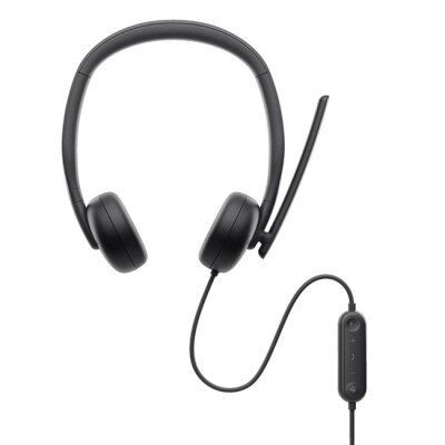 Dell WH3024 Pro Stereo Kablolu Kulaklık Siyah