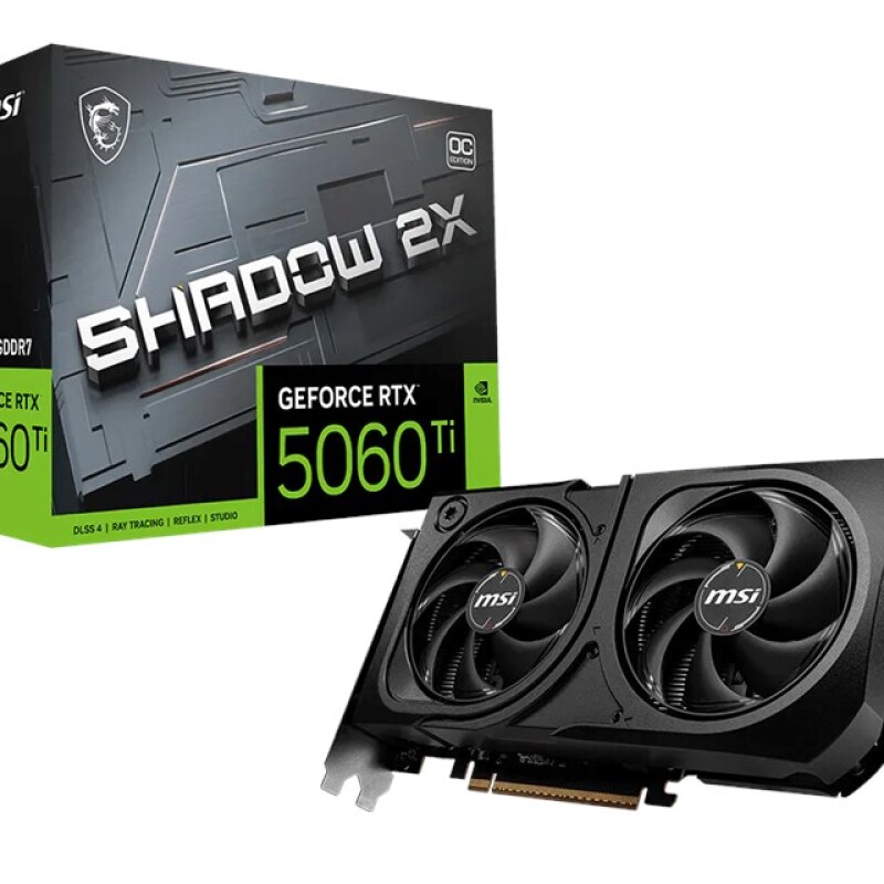 MSI GeForce RTX 5060 TI 16G Shadow 2X OC+ GD7 128B