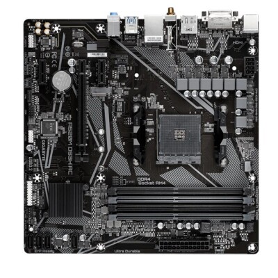 Gigabyte A520M DS3H AC AM4 D4 Dvi-D Hdmi Dp