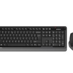 A4-Tech Kablosuz Set Gri (FG1035)