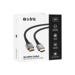 S-link HDMI Kablo Siyah (15m) 4K