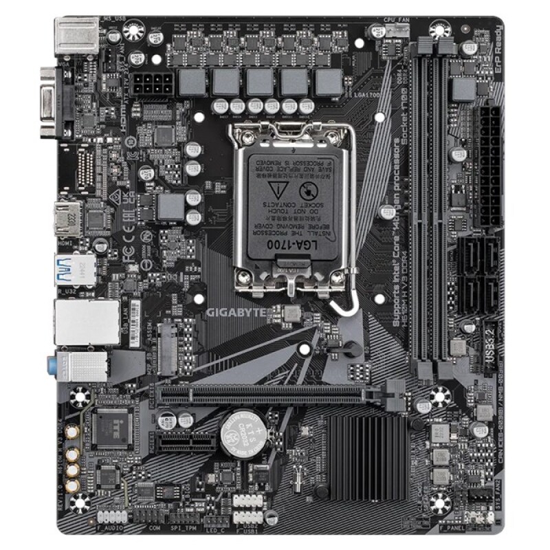 Gigabyte H610M H V3 D4 1700P Vga Hdmi Usb3.2