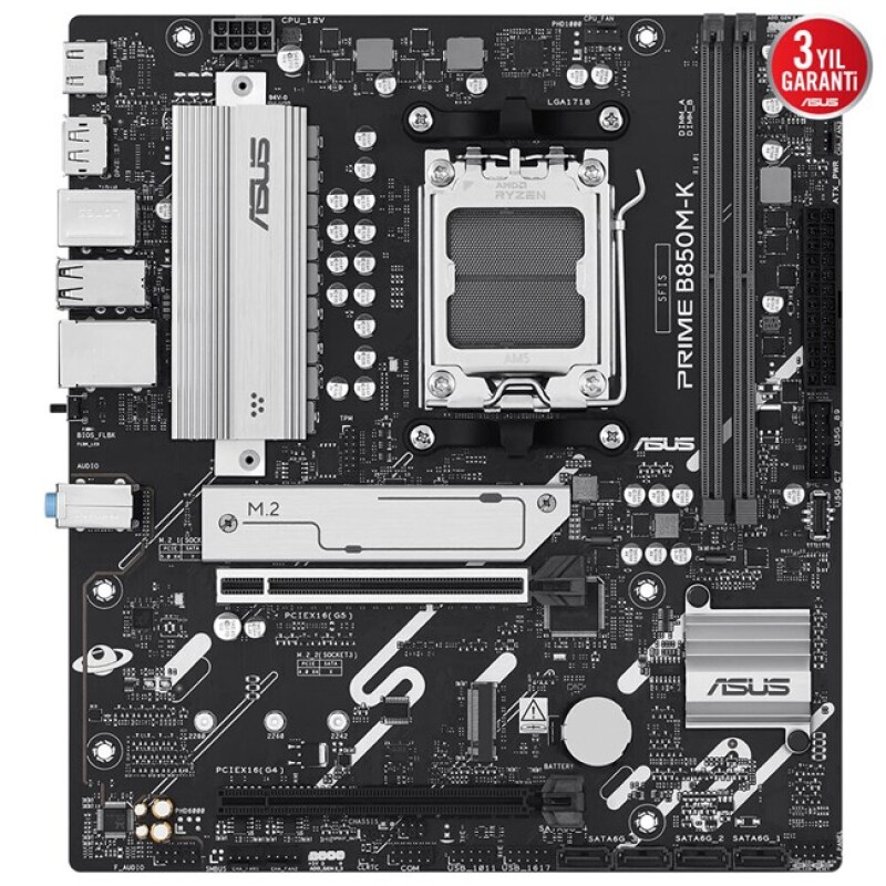 Asus Prime B850M-K AM5 D5 Hdmi Dp