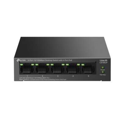 Tp-Link LS105LP 5 Port 10/100 4 Port PoE Switch
