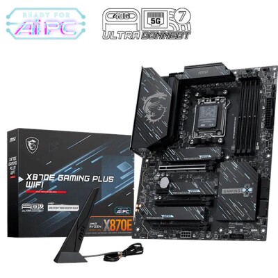 MSI X870E Gaming Plus Wifi AM5 Ryzen D5 Type-C