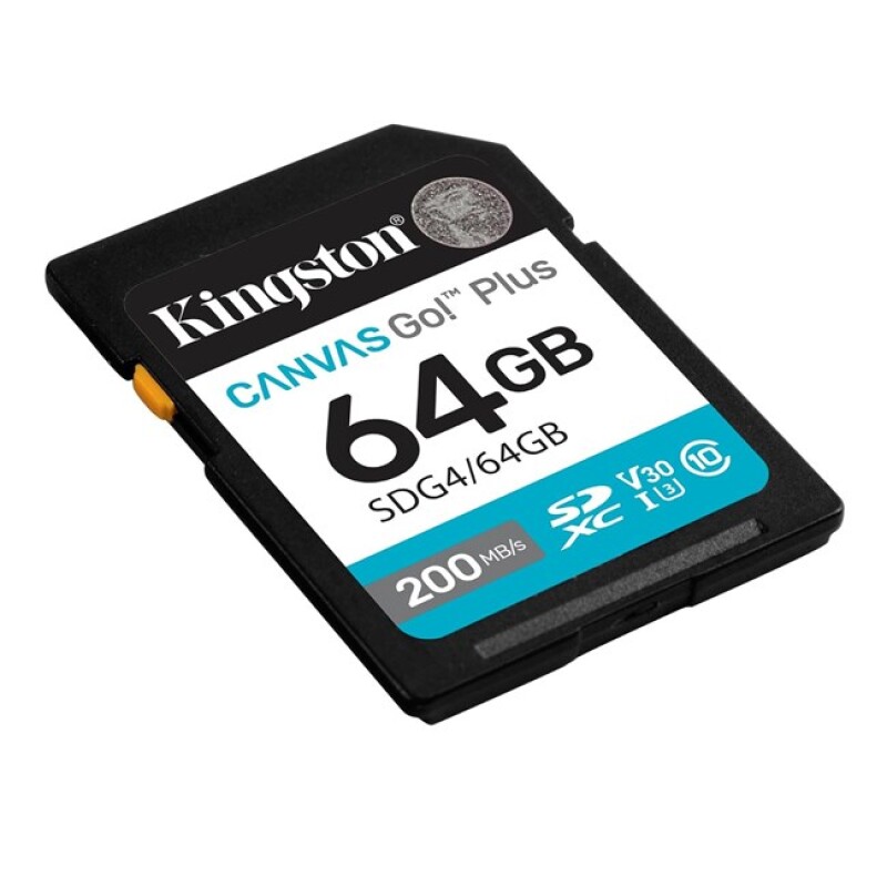 Kingston 64GB SDXC Canvas Go+ 200MB/s SDG4/64GB