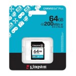 Kingston 64GB SDXC Canvas Go+ 200MB/s SDG4/64GB