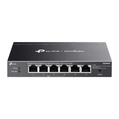 Tp-Link omada ES206GP 6Port Gbit 4 PortPoe+ Switch