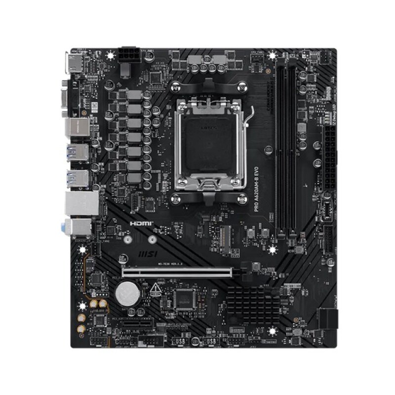 MSI PRO A620AM-B EVO AM5 Ryzen DDR5 Vga Hdmi