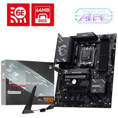 MSI B850 GAMING PRO WIFI6E AM5 Ryzen D5 Type-C