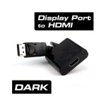 Dark DisplayPort to HDMI Dişi Çevirici 4K