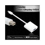Dark Mini DisplayPort to VGA Dişi Çevirici