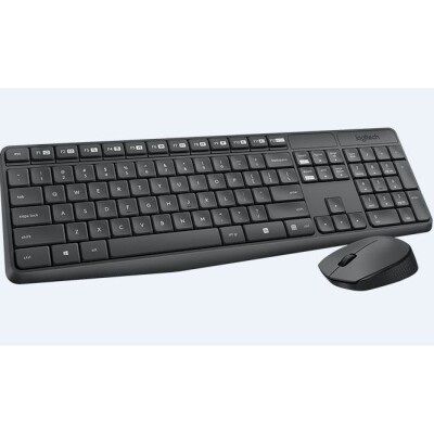 Logitech MK235 Kablosuz Set Siyah (920-007925)