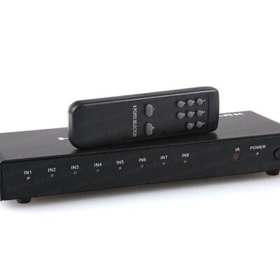 Dark (DK-HD-SW8X1) 8/1 Kumandalı FHD HDMI Switch
