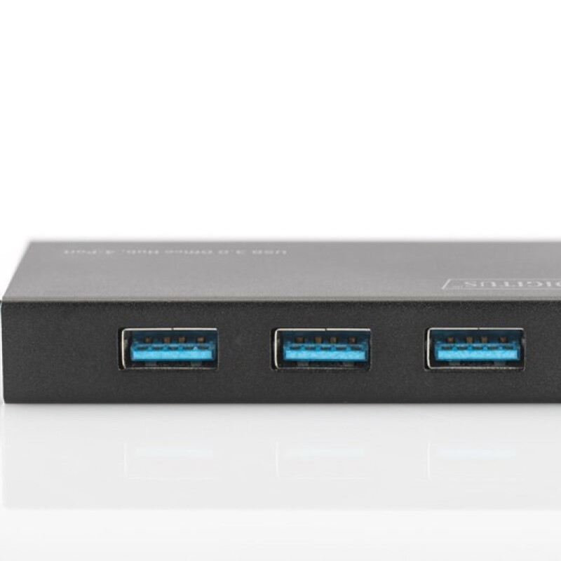 Digitus USB 3.0 Çoklayıcı Alüminyum (4 Port)