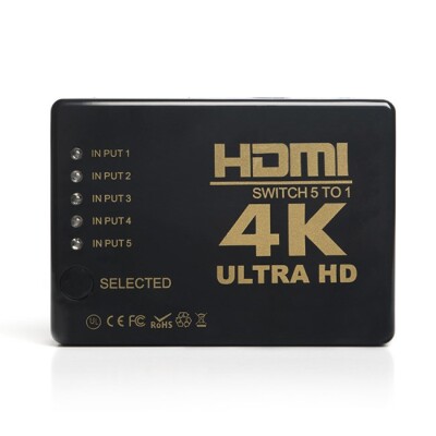 Dark (DK-HD-SW4X1K) 4/1 Kumandalı 4K HDMI Switch