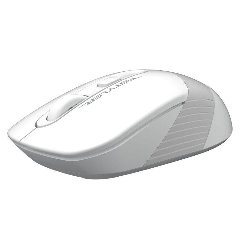 A4-Tech Kablosuz Mouse Nano Beyaz-Gri (FG10-B)