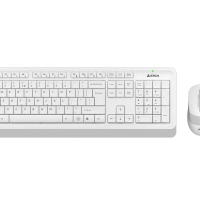 A4-Tech Kablosuz Set Beyaz (FG1010-B)