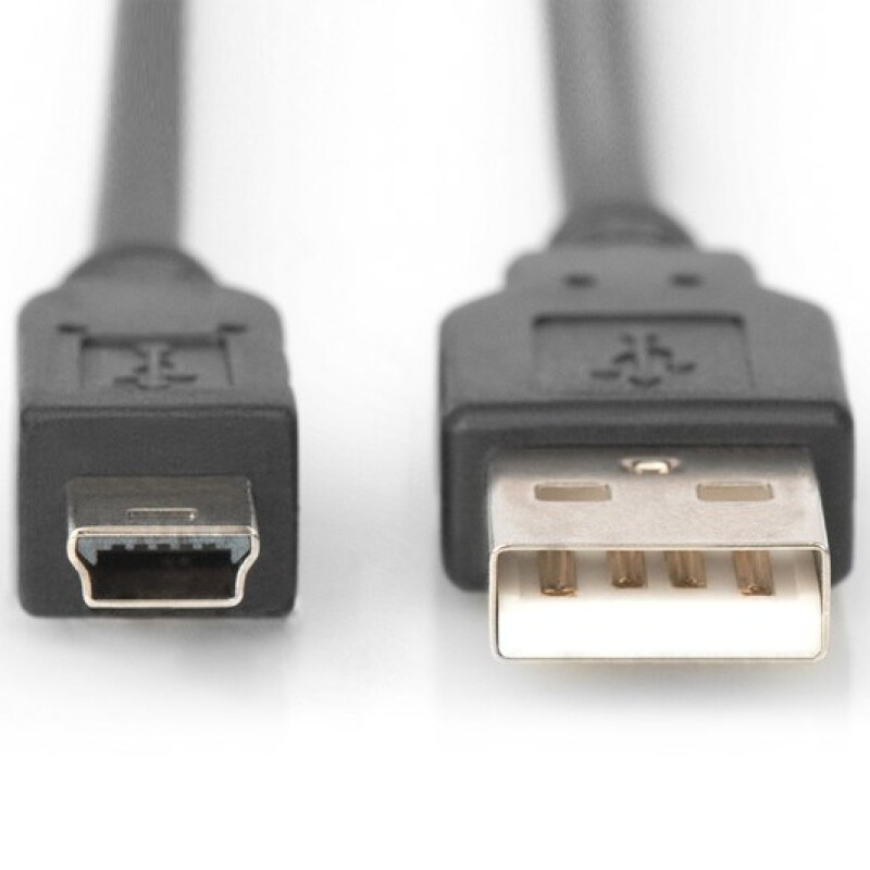 Digitus AK-300108-018-S USB2.0-MiniUSB Kablo(1.8m)