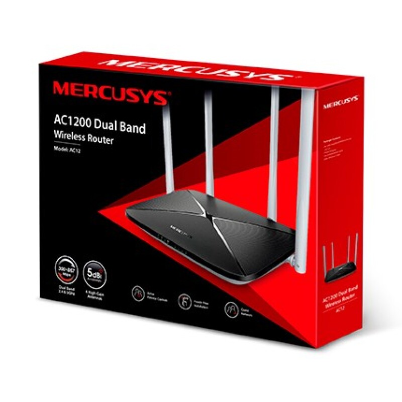 Tp-Link Mercusys AC12 Çift Bant 1200Mbps Router