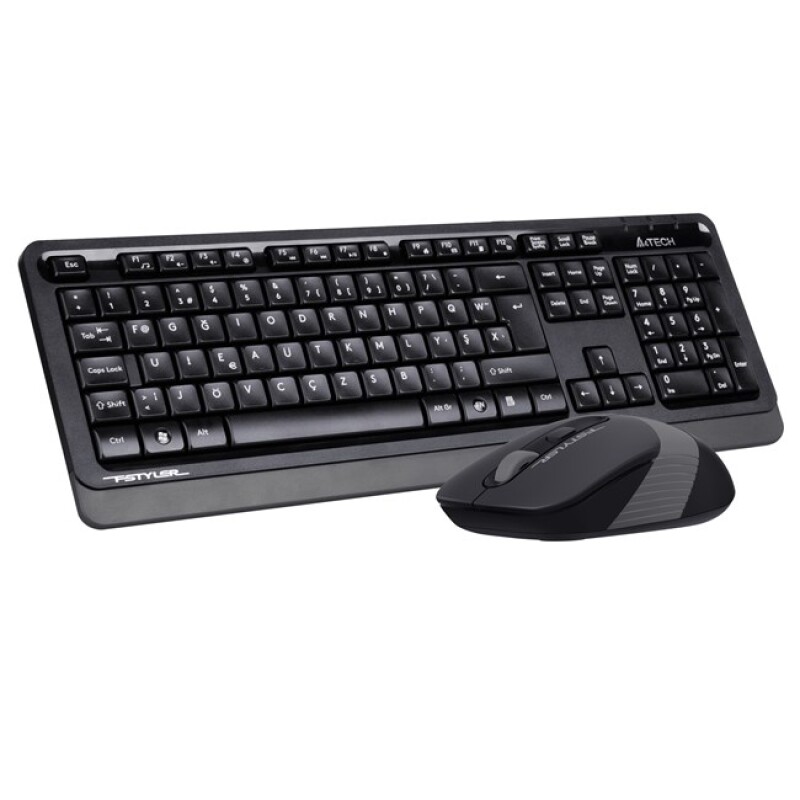 A4-Tech (F) Kablosuz Set Siyah (FG1010-FG)