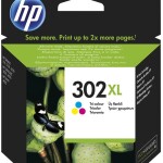 HP F6U67AE Renkli Mürekkep Kartuş (302XL)
