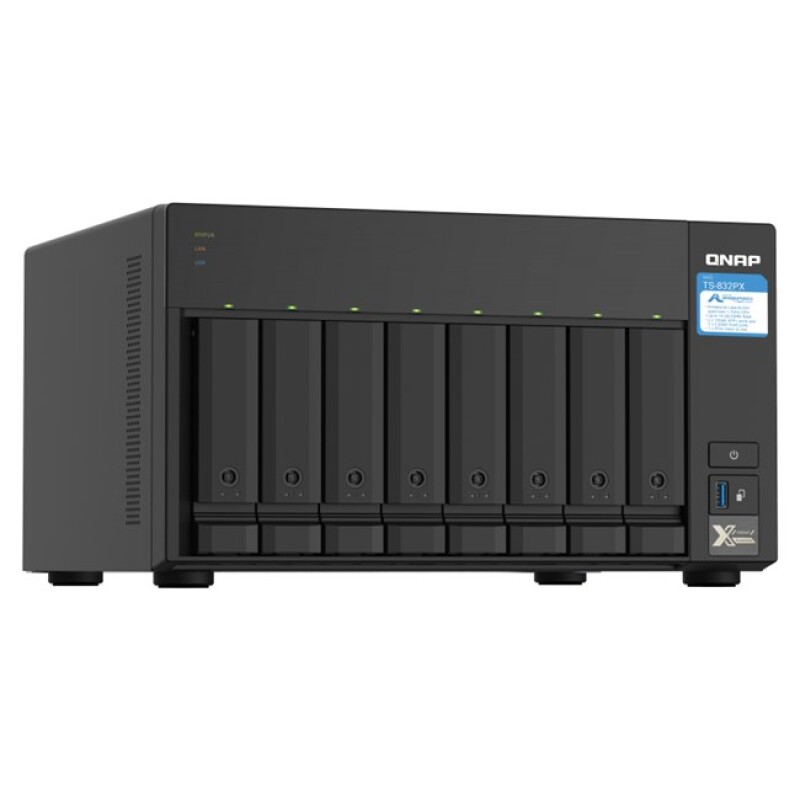 QNAP TS-832PX-4GB (8x3.5''/2.5'') Tower NAS