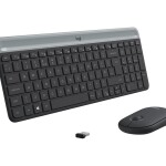 Logitech MK470 ince Kablosuz Set Siyah 920-009435