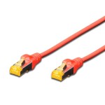 Digitus Zırhlı Patch Kablo Cat6A Kırmızı (1m)
