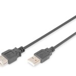 Digitus USB 2.0 Uzatma Kablosu Siyah (3m)