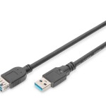 Digitus USB 3.0 Uzatma Kablosu Siyah (3m)