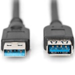 Digitus USB 3.0 Uzatma Kablosu Siyah (3m)
