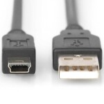 Digitus AK-300108-010-S 1m USB2.0-Mini USB