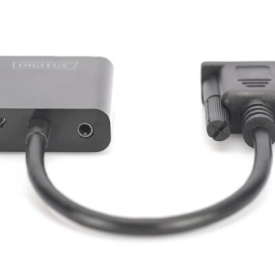 Digitus VGA Erkek to HDMI Dişi Çevirici